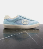 Gucci Interlocking G suede low-top sneakers