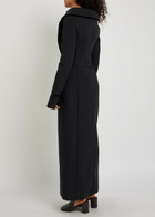 A.W.A.K.E Mode Off-the-shoulder Maxi Blazer Dress Black