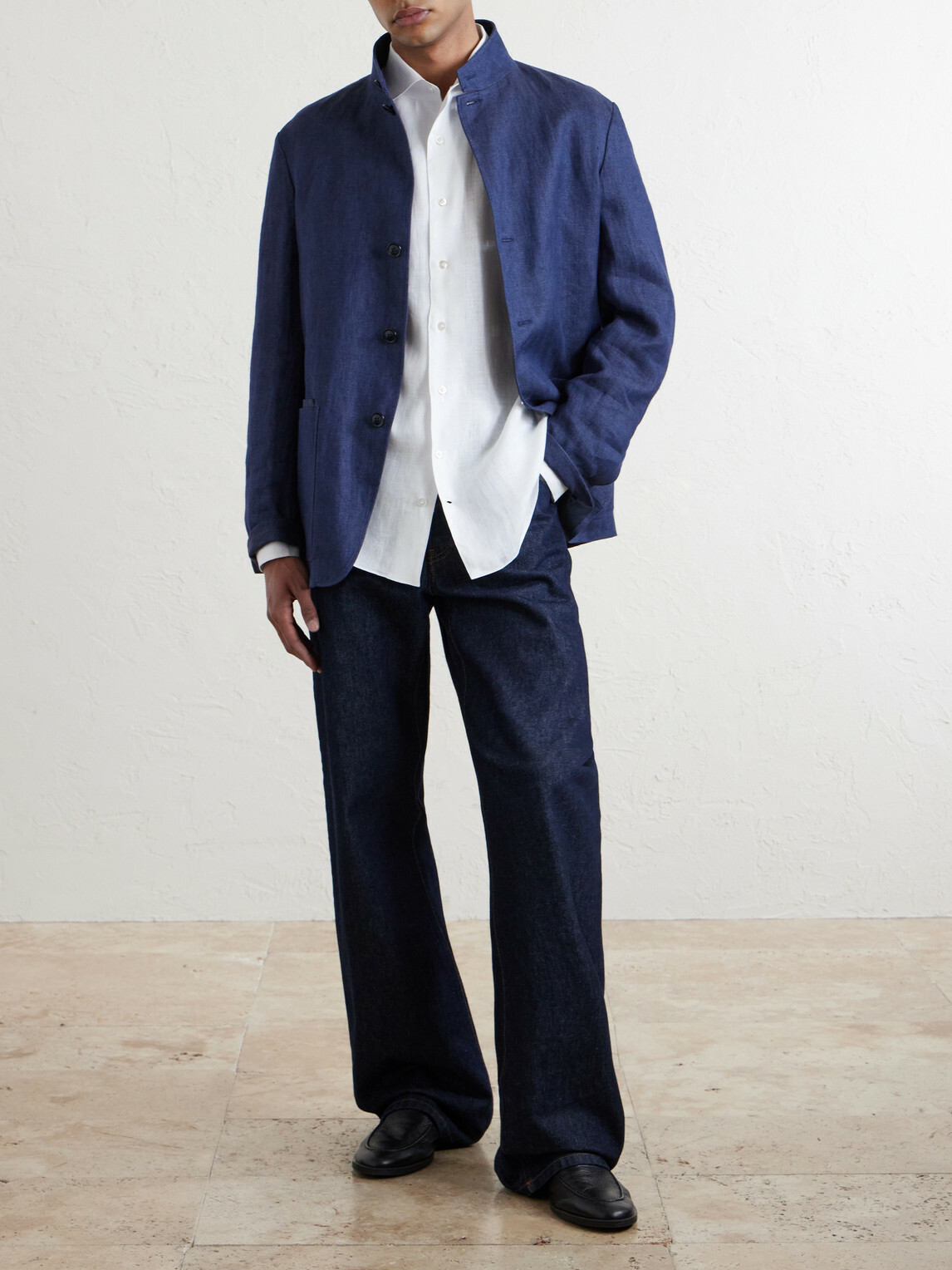 De Petrillo - Linen Shirt - White