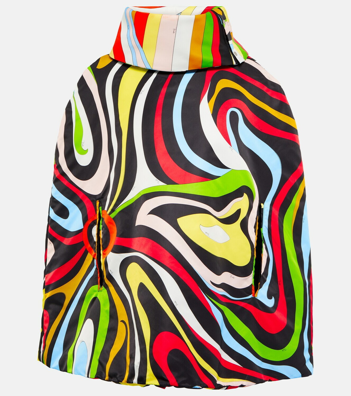 Pucci - x Fusalp printed poncho