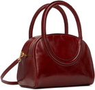 Staud Red Maude Mini Bowler Bag