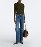 Saint Laurent Niki Small suede shoulder bag