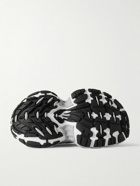 Balenciaga - 10XL Distressed Metallic Mesh and Leather Sneakers - Silver
