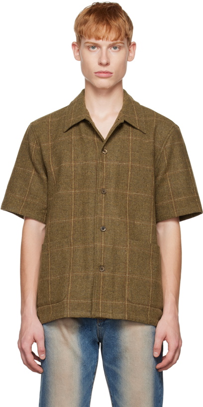 Photo: Our Legacy Khaki Elder Shirt