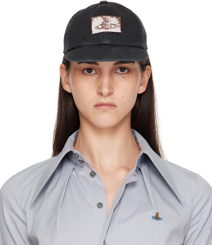 Photo: Vivienne Westwood Black Cotton Twill Baseball Cap