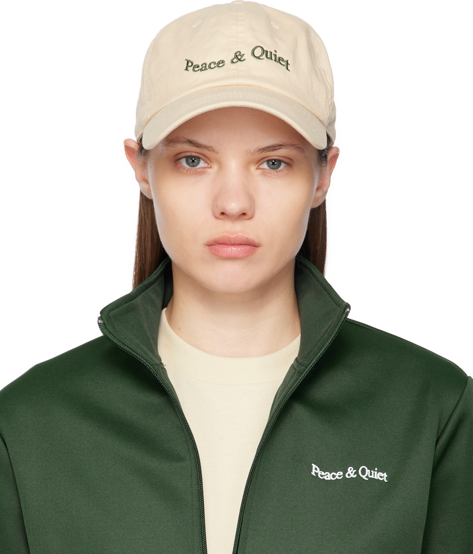 Museum of Peace & Quiet Beige Wordmark Cap