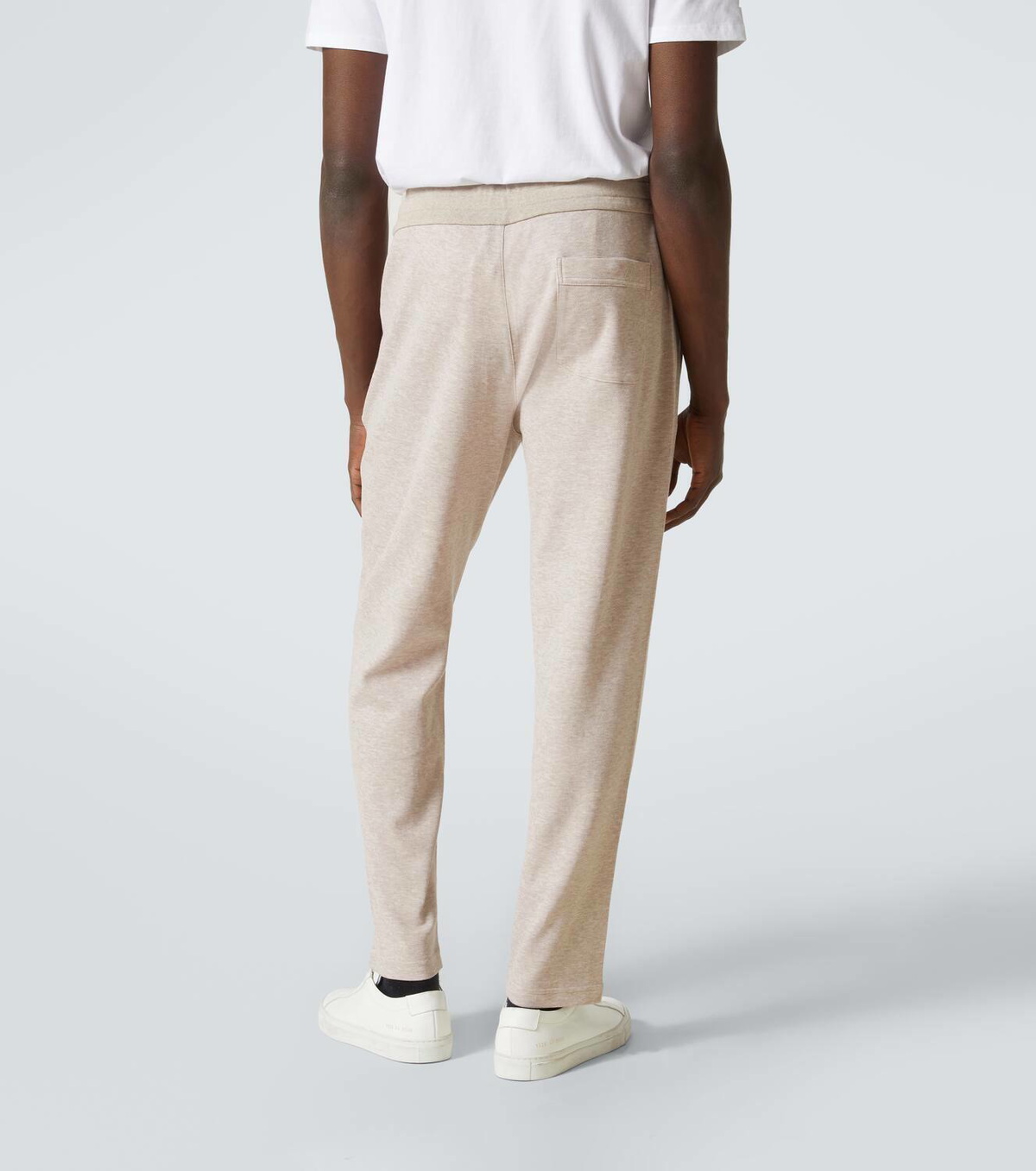 Brioni Cotton-blend jersey sweatpants