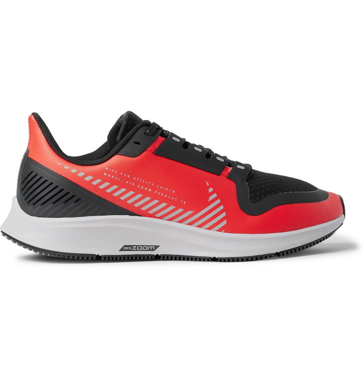 Photo: Nike Running - Air Zoom Pegasus 36 Shield Rubber and Mesh Running Sneakers - Red