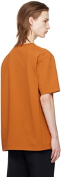 Maison Kitsuné Orange Bold Fox Head T-Shirt