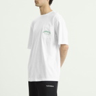 Calvin Klein Men's Heritage Crest Cotton Poplin T-Shirt in White