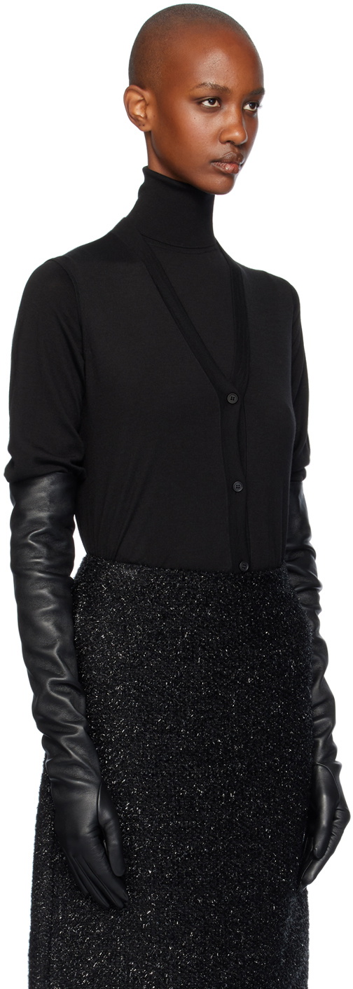 The Row Black Harrell Vest
