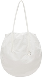 LOW CLASSIC White Gathered Messenger Bag