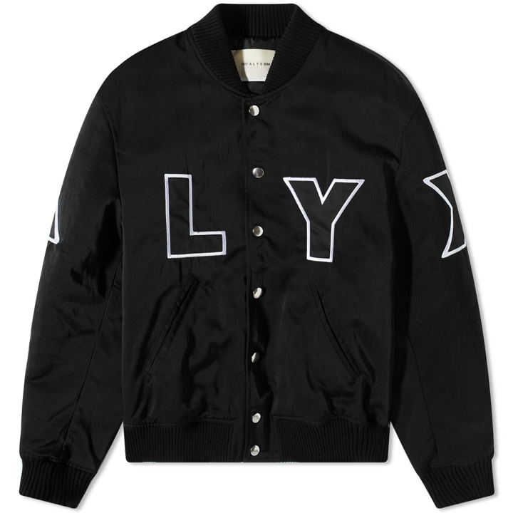 Photo: 1017 ALYX 9SM Men's Varsity Jacket in Black