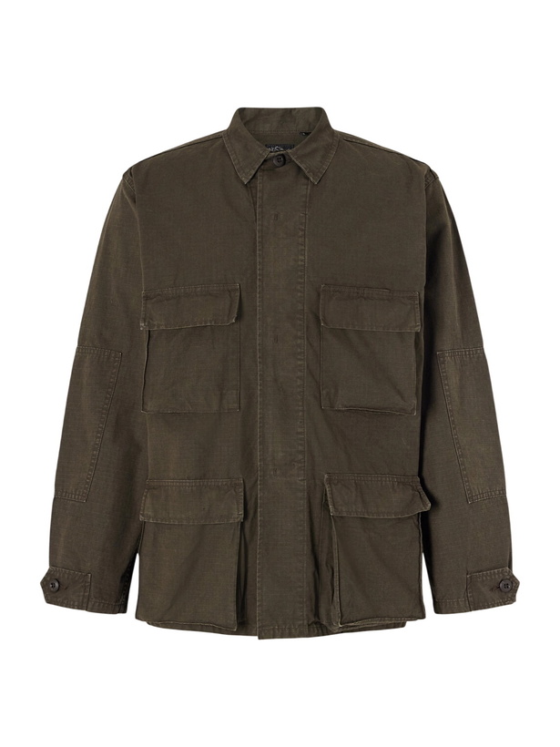 Photo: OrSlow - B.D.U Cotton-Ripstop Jacket - Green