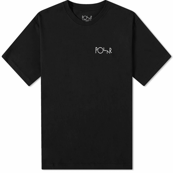 Photo: Polar Skate Co. Men's Stroke Logo T-Shirt in Black