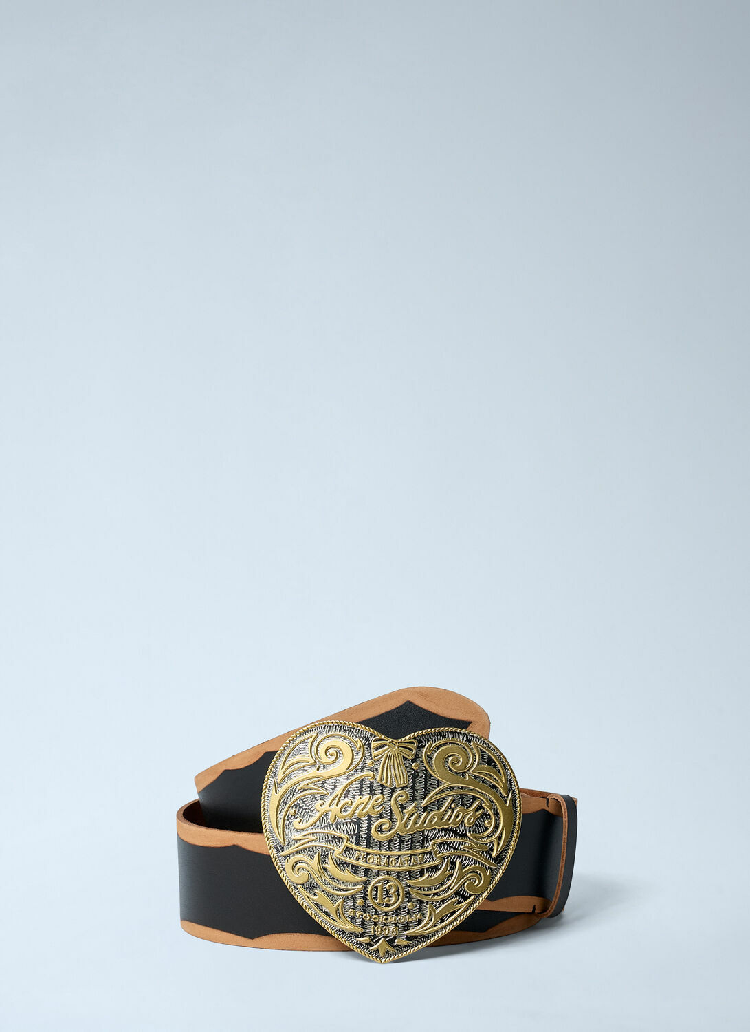 Acne Studios Heart Logo Engraved Belt