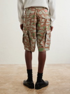 Cherry Los Angeles - Wide-Leg Camouflage-Print Shorts - Brown