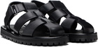 Studio Nicholson Black Sandom Sandals