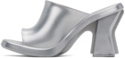 Marc Jacobs Silver Melissa Edition Heeled Sandals