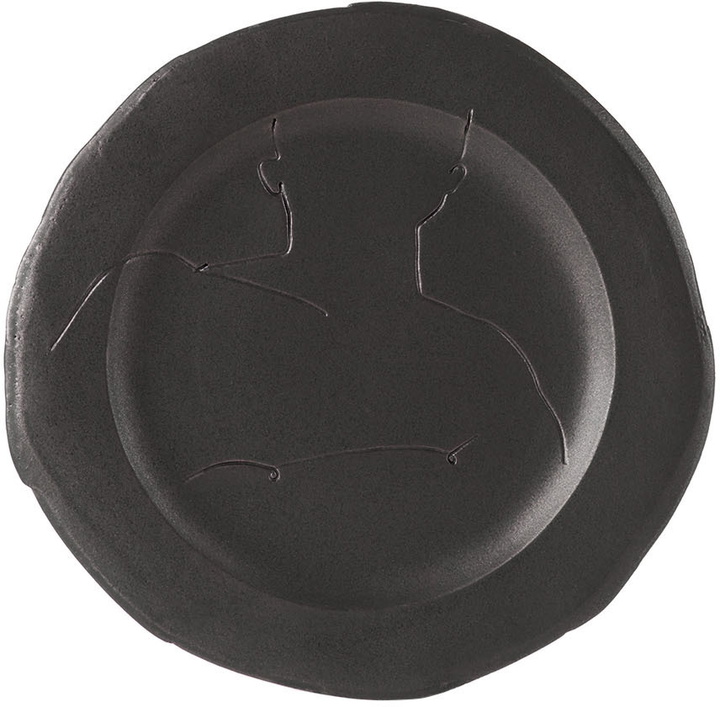 Photo: Yellow Nose Studio Black We Reflect Dinner Plate