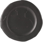 Yellow Nose Studio Black We Reflect Dinner Plate