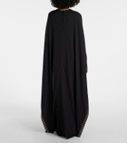 Stella McCartney Embellished caped maxi dress