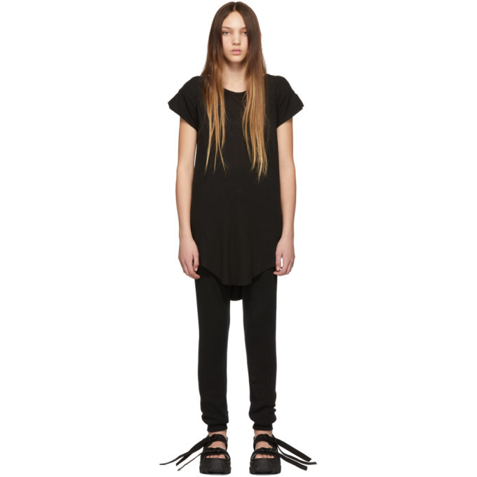 Boris Bidjan Saberi Black Garment-Dyed T-Shirt