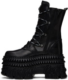 VETEMENTS Black New Rock Edition Lace-Up Boots