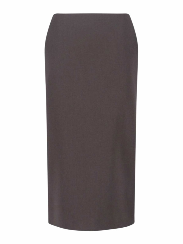 Photo: Giorgio Armani Virgin Wool Midi Skirt