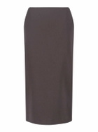Giorgio Armani Virgin Wool Midi Skirt