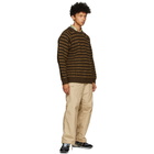 BEAMS PLUS Brown Popcorn Sweater