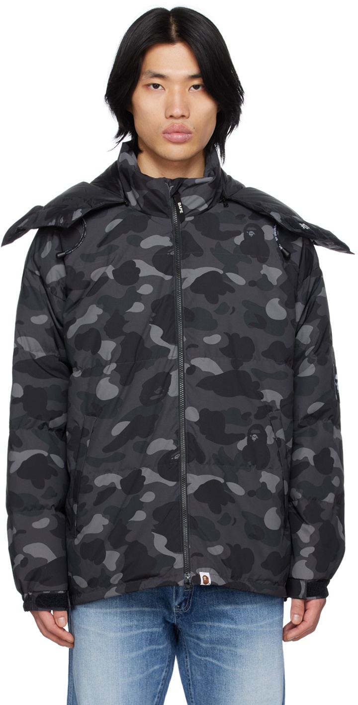 Photo: BAPE Black Camouflage Down Jacket