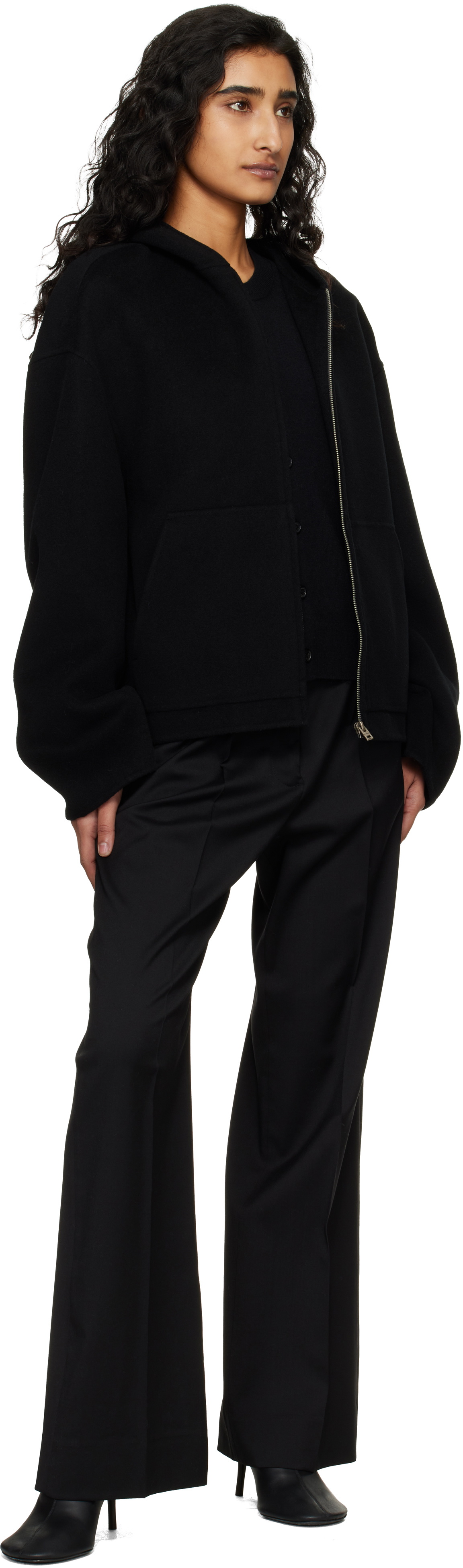 Acne Studios Black Cashmere Hoodie