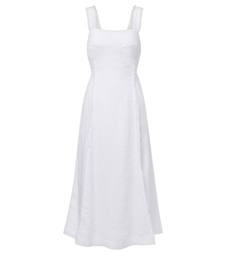 Photo: Heidi Klein Pampelonne fringed linen midi dress