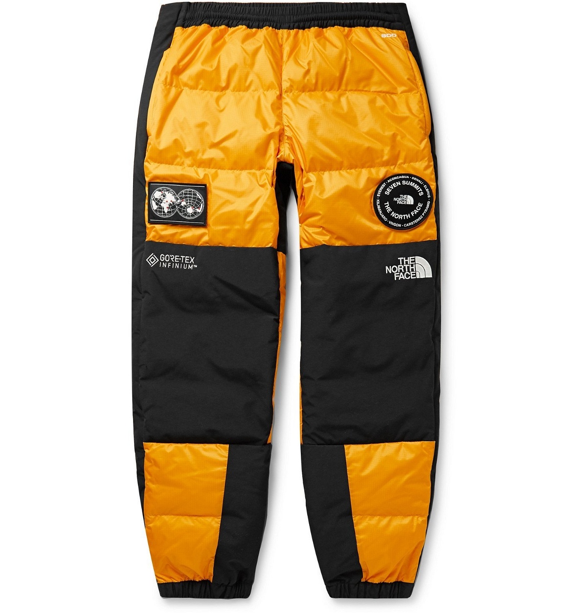 The North Face  7SE Panelled GORETEX Down Trousers  Yellow The North Face