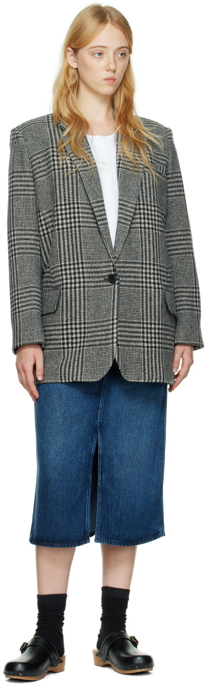 Isabel Marant Etoile Women Embroidered Wool Blend Cikaito Blazer