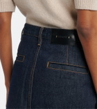 Khaite Anden denim midi skirt