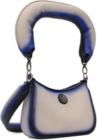 Paula Canovas Del Vas Blue & Taupe Carmen Bag