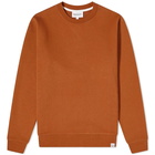 Norse Projects Men's Vagn Classic Crew Sweat in Rufous Orange