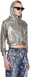 Doublet Silver Chain Link Track Jacket