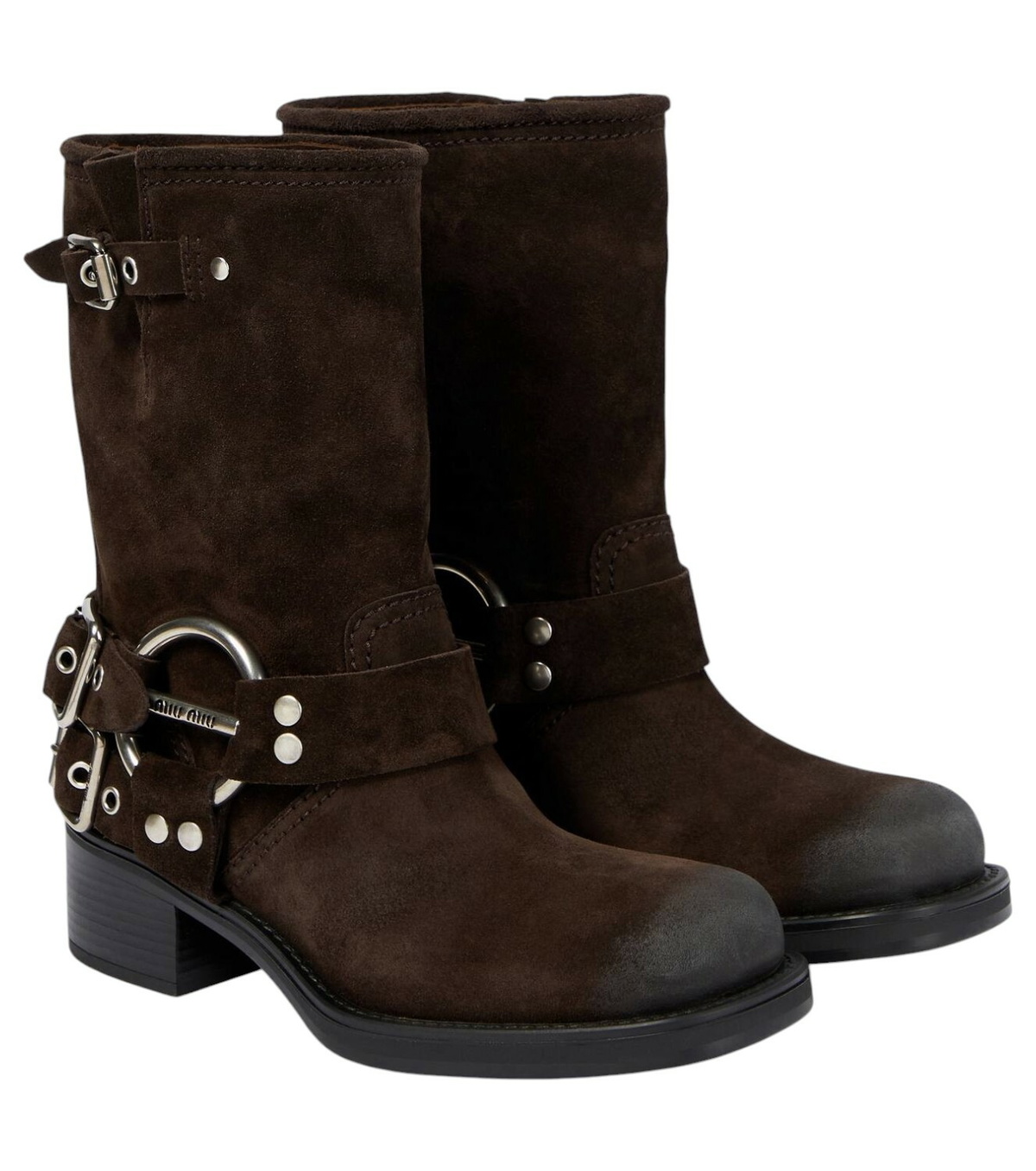 Miu Miu Knee-high leather boots Miu Miu