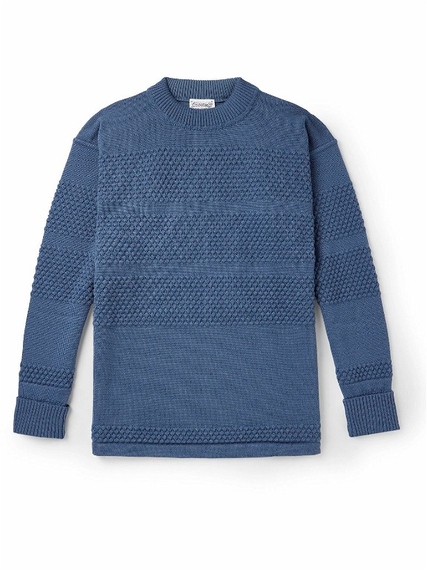 Photo: S.N.S Herning - Fisherman Wool Sweater - Blue