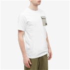 Maharishi Men's Organic Utility Pocket T-Shirt in White
