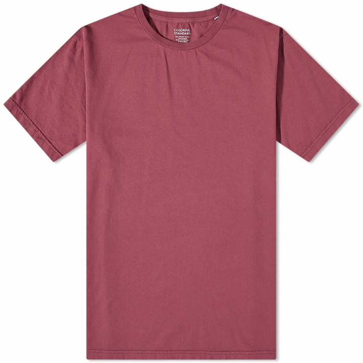 Photo: Colorful Standard Men's Classic Organic T-Shirt in Dusty Plum