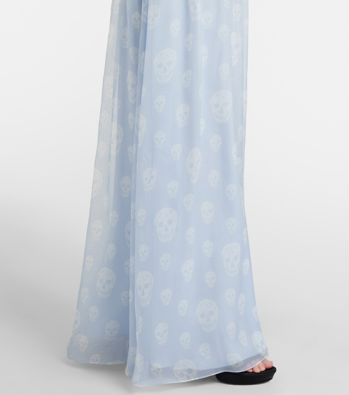 McQueen Polka-dot silk gown