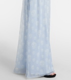 McQueen Polka-dot silk gown