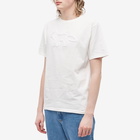 Maison Kitsuné Men's Contour Fox Patch Relaxed T-Shirt in Off-White