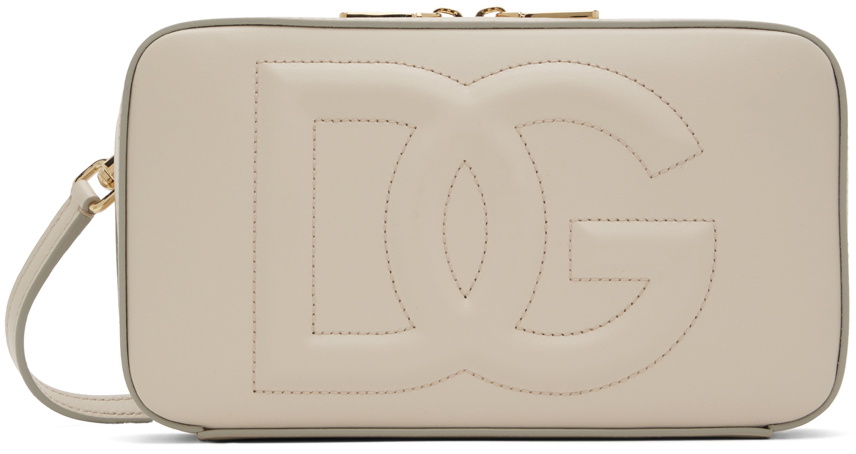 Dolce Gabbana Off White Small DG Camera Bag Dolce Gabbana