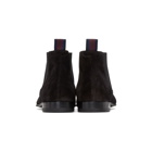 Paul Smith Black Suede Marlowe Chelsea Boots