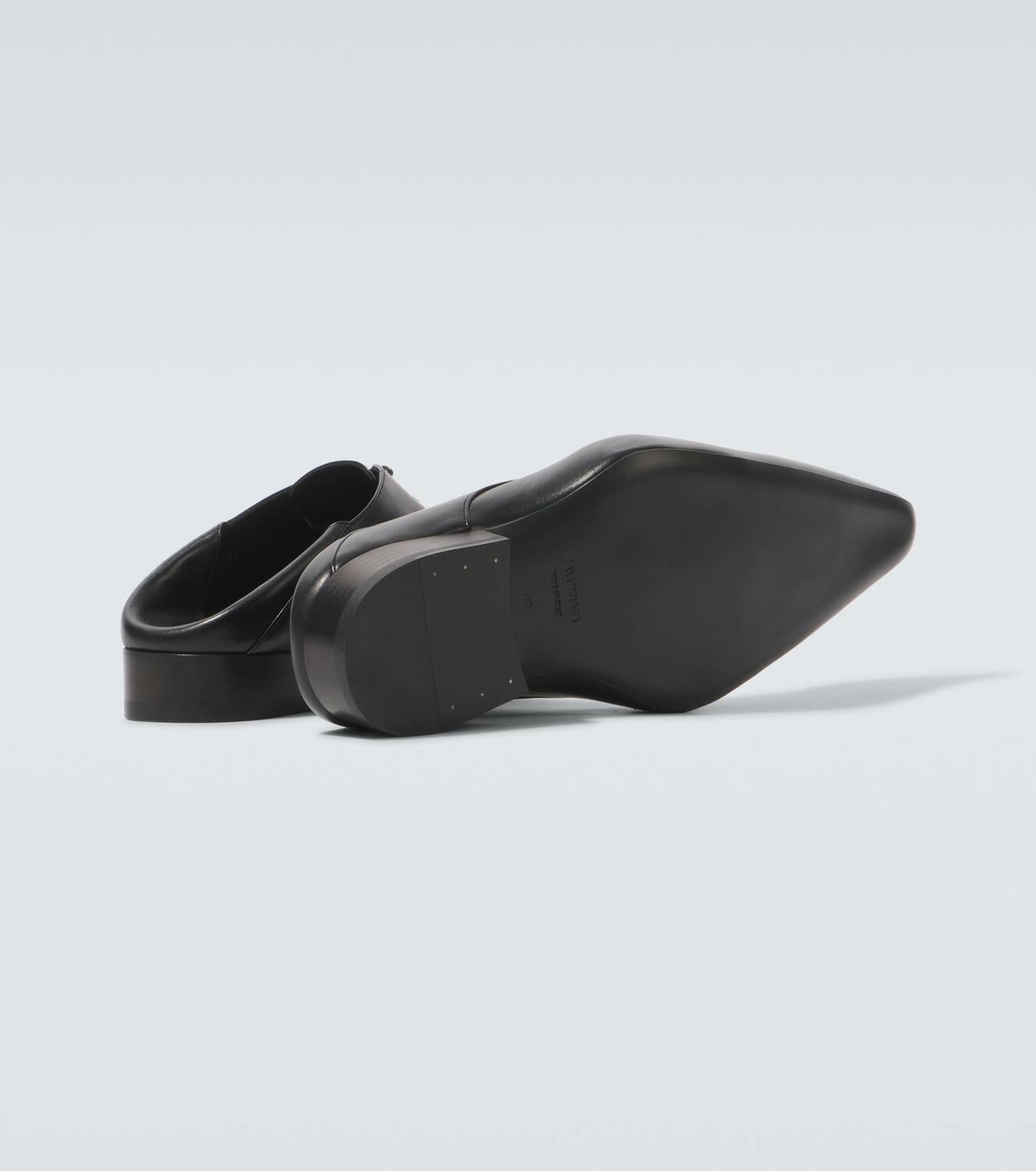 関税込【BALENCIAGA】Opera leather Derby shoes Black Opera leather Derby shoes in black - Balenciaga | Mytheresa